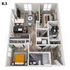 Geo Apartments B3 Floor Plan Geo Apartments B3 Floor Plan